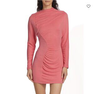 Acler Fulham Draped Mini Dress in Dusty Rose NWT